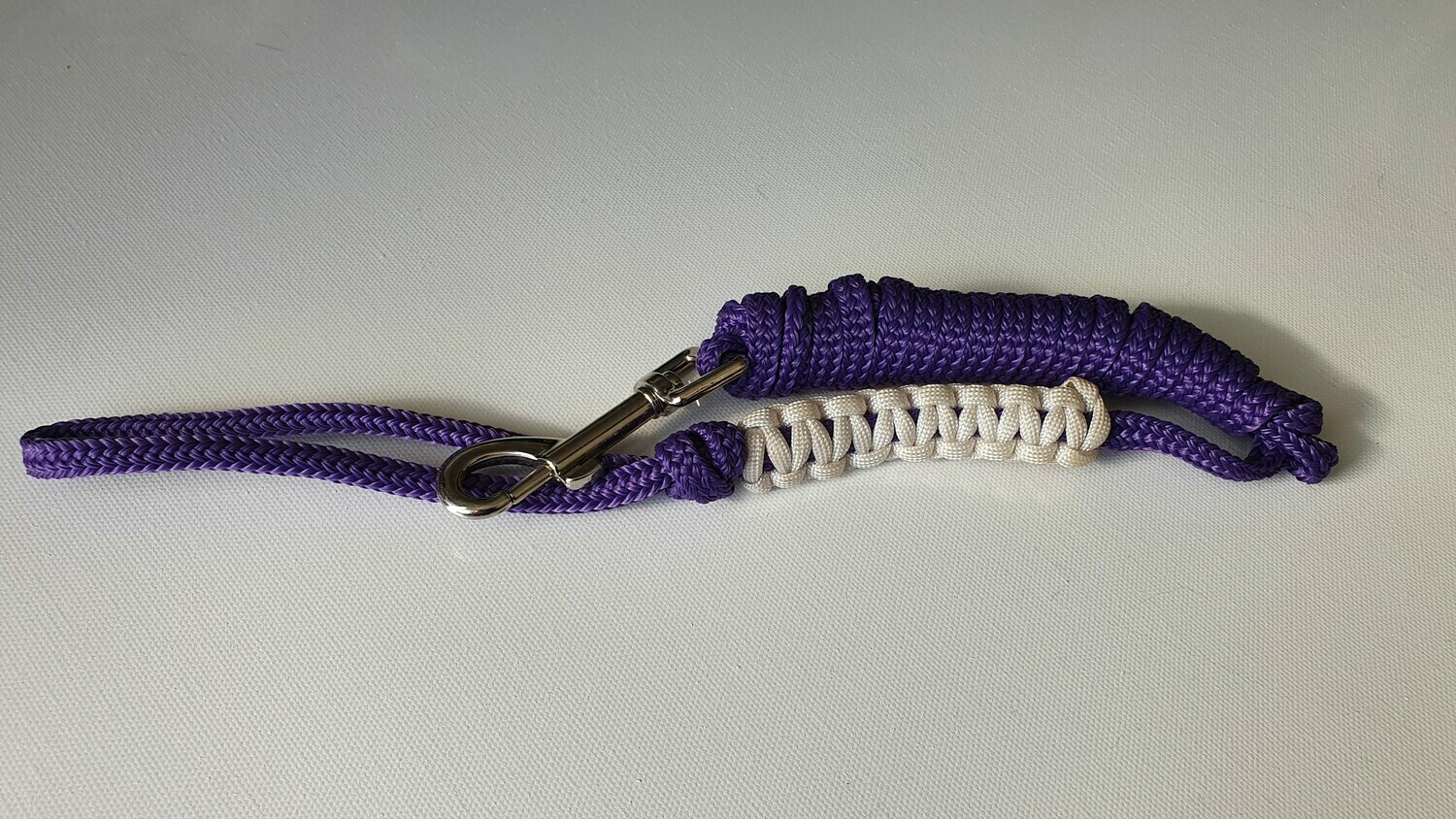 1.82m Purple/White Rope Dog Lead
