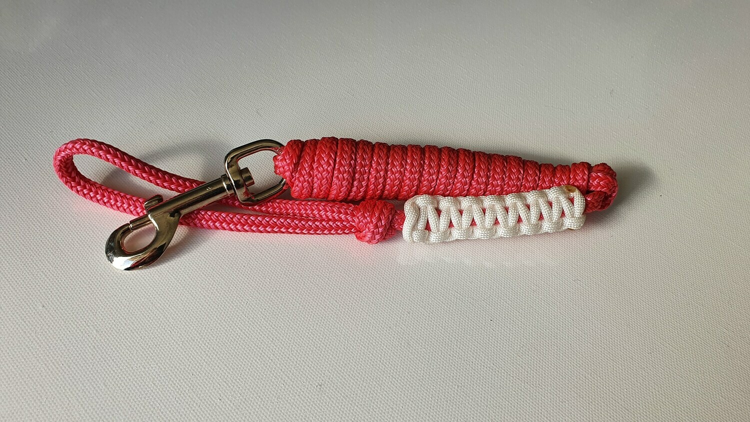 1.82m Pink/White Rope Dog Lead