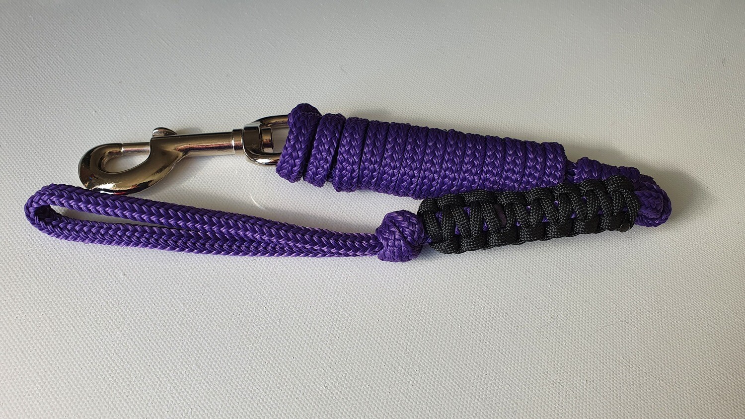 1.82m Purple/Black Rope Dog Lead 1.82m Purple/Black Rope Dog Lead
