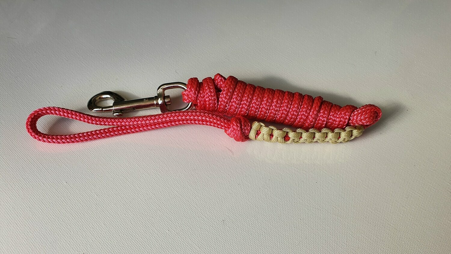 1.82m Pink/Beige Rope Dog Lead 1.82m Pink/Beige Rope Dog Lead