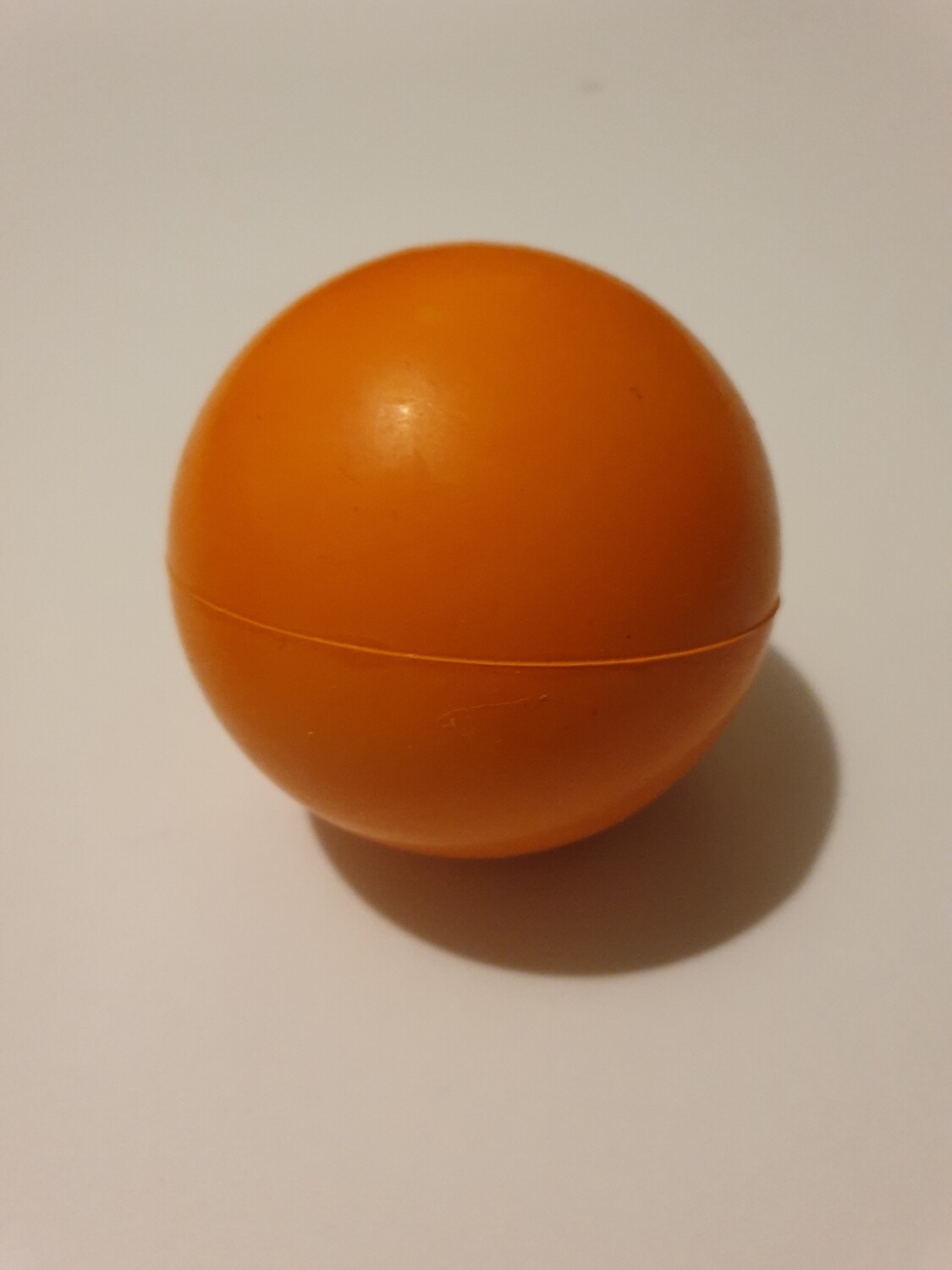 Small Orange Solid Rubber Ball