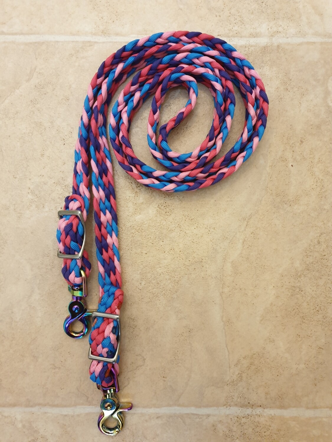 Unicorn Braided Reins