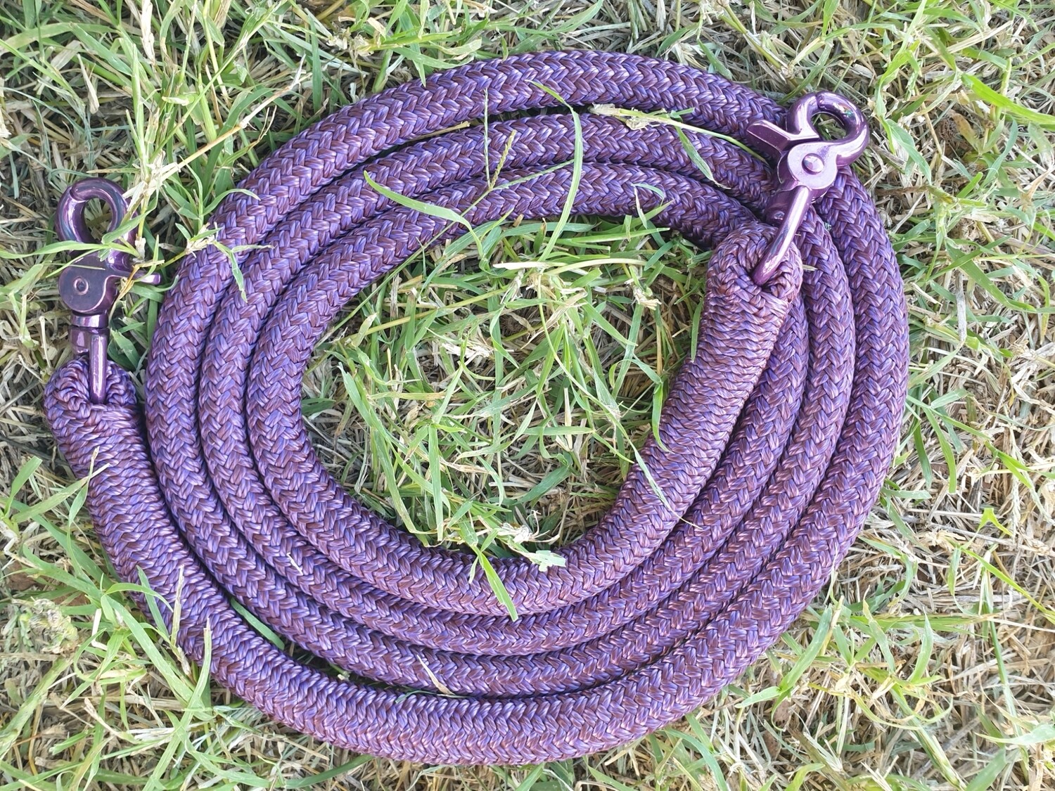 Plum- 6ft Joined Reins Plum- 6ft Joined Reins