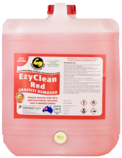 EzyClean Red Graffiti Remover, 20 litre EzyClean Red Graffiti Remover, 20 litre
