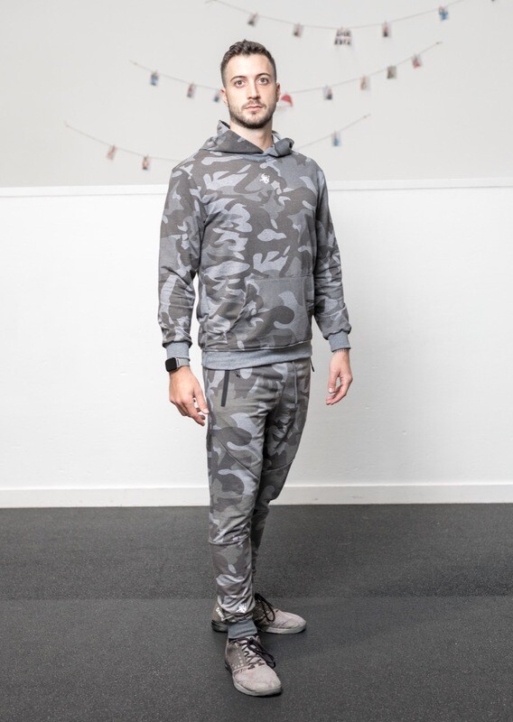 DIONISO 2 units set Hoodie&Joggers | Grey Camo DIONISO 2 units set Hoodie&Joggers | Grey Camo
