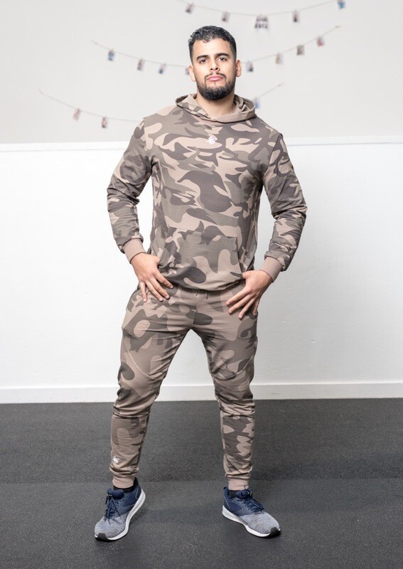 DIONISO 2 units set Hoodie&Joggers | Sand Camo DIONISO 2 units set Hoodie&Joggers | Sand Camo