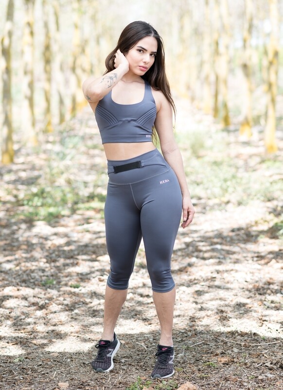 NEMESIS legging 19" Crop | Grey NEMESIS legging 19" Crop | Grey