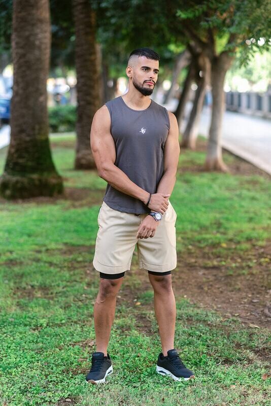 Olympios Tank Sleeveless | Dark Grey Olympios Tank Sleeveless | Dark Grey