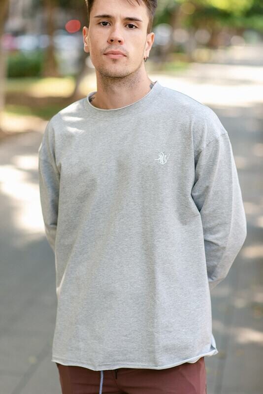Triumph Long Sleeve Tee | Grey Triumph Long Sleeve Tee | Grey