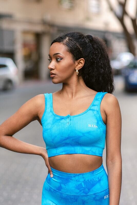 Balayage Dyed FIDES Bra | Blue Balayage Dyed FIDES Bra | Blue
