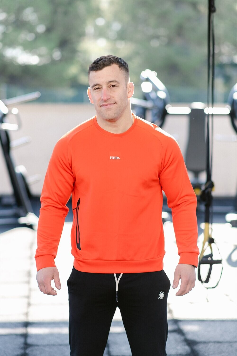 TRIUMPH Sweatshirt for Men | Athletic Crewneck by Hera Zeus Activewear