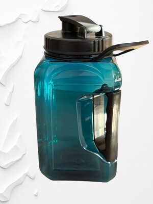Botella para Gimnasio Azul 2L | Hera Zeus Activewear