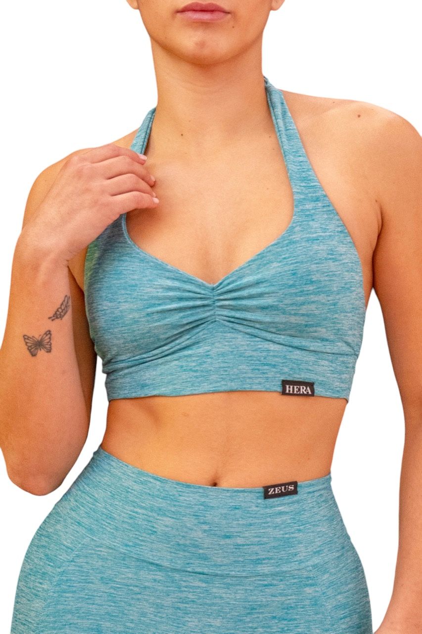 La Recolectora Bra | Seamless Snap Front Sports Bra | HERA ZEUS Activewea