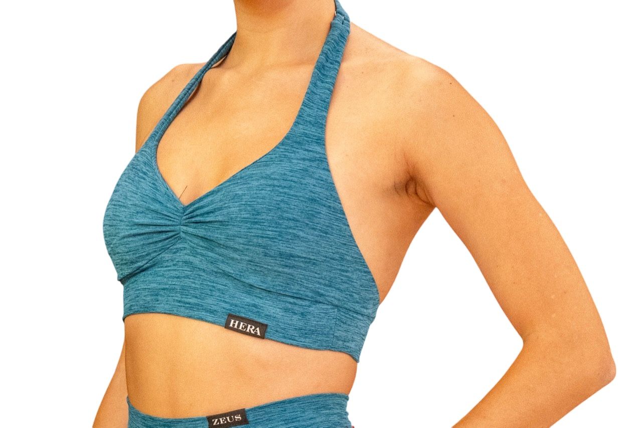 La Recolectora Bra | Seamless Snap Front Sports Bra | HERA ZEUS Activewear