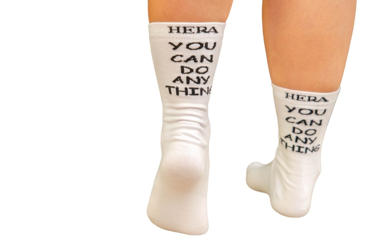 You Can Do Anything Socks | Comfy Cushioned Unisex Socks by Hera Zeus