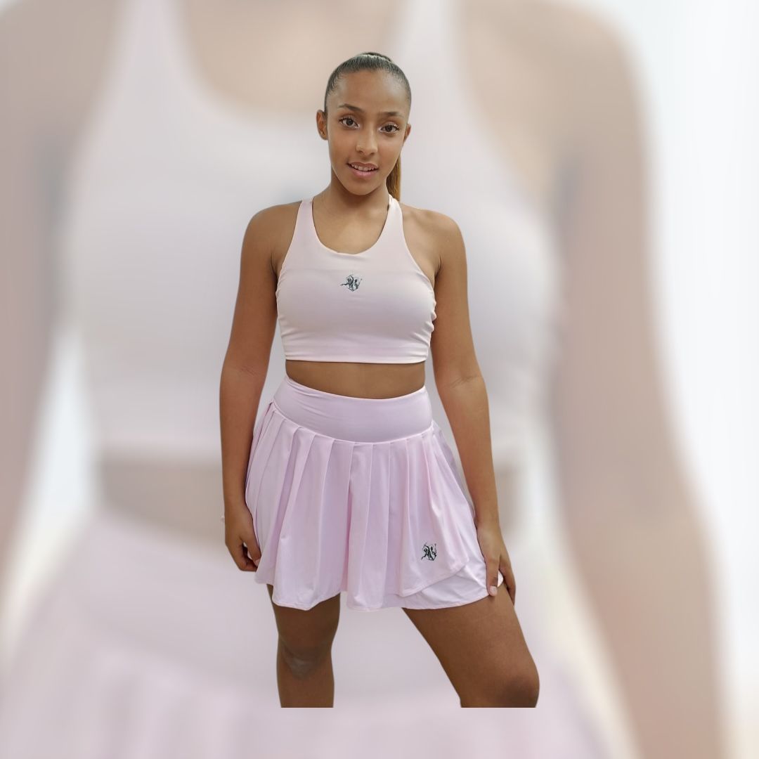 Atlanna Tennis Skirt + Jacket + Top – 3-Piece Tennis Outfit | Hera Zeus