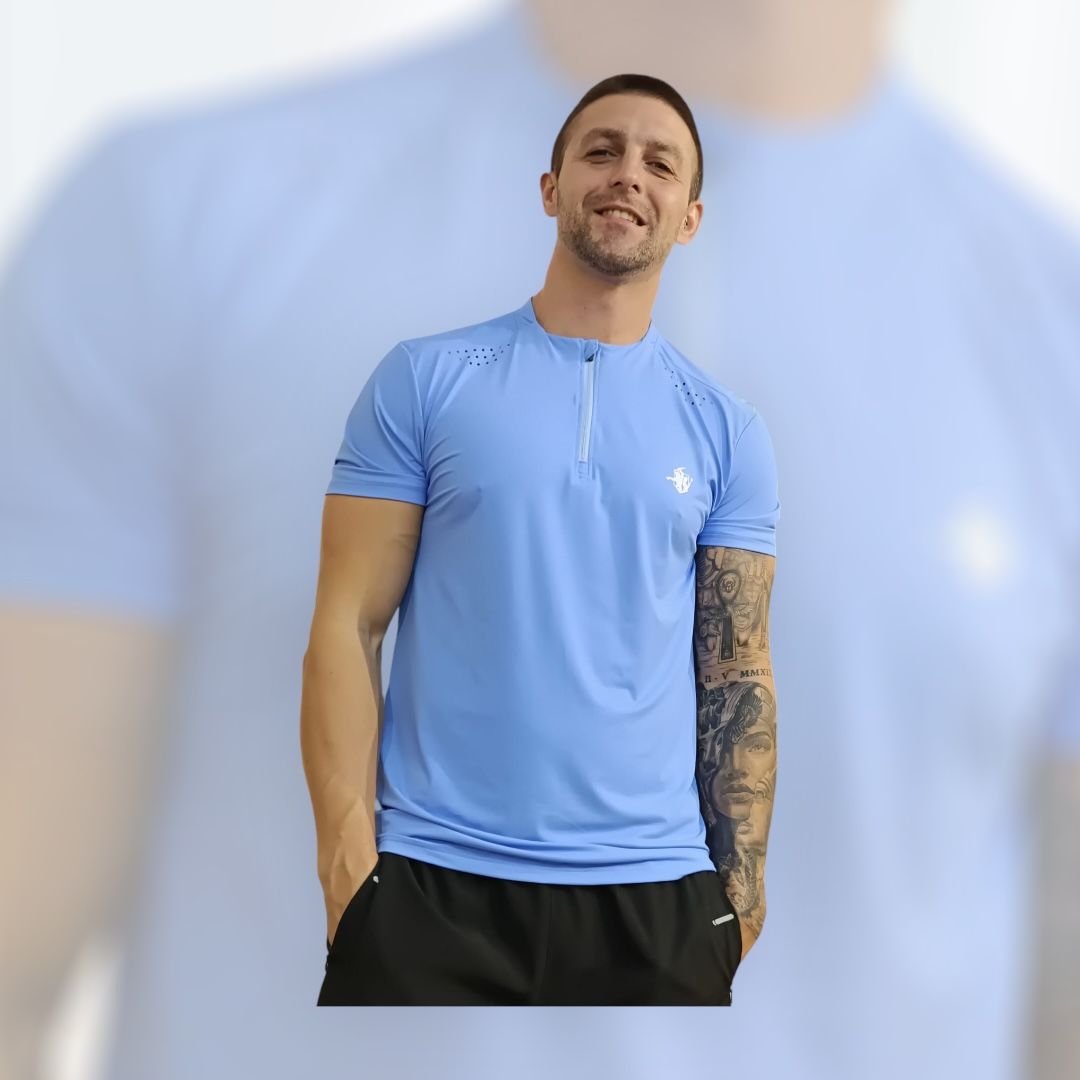 Healer Zip T-Shirt – Lightweight Performance Tee | Hera Zeus Activewear