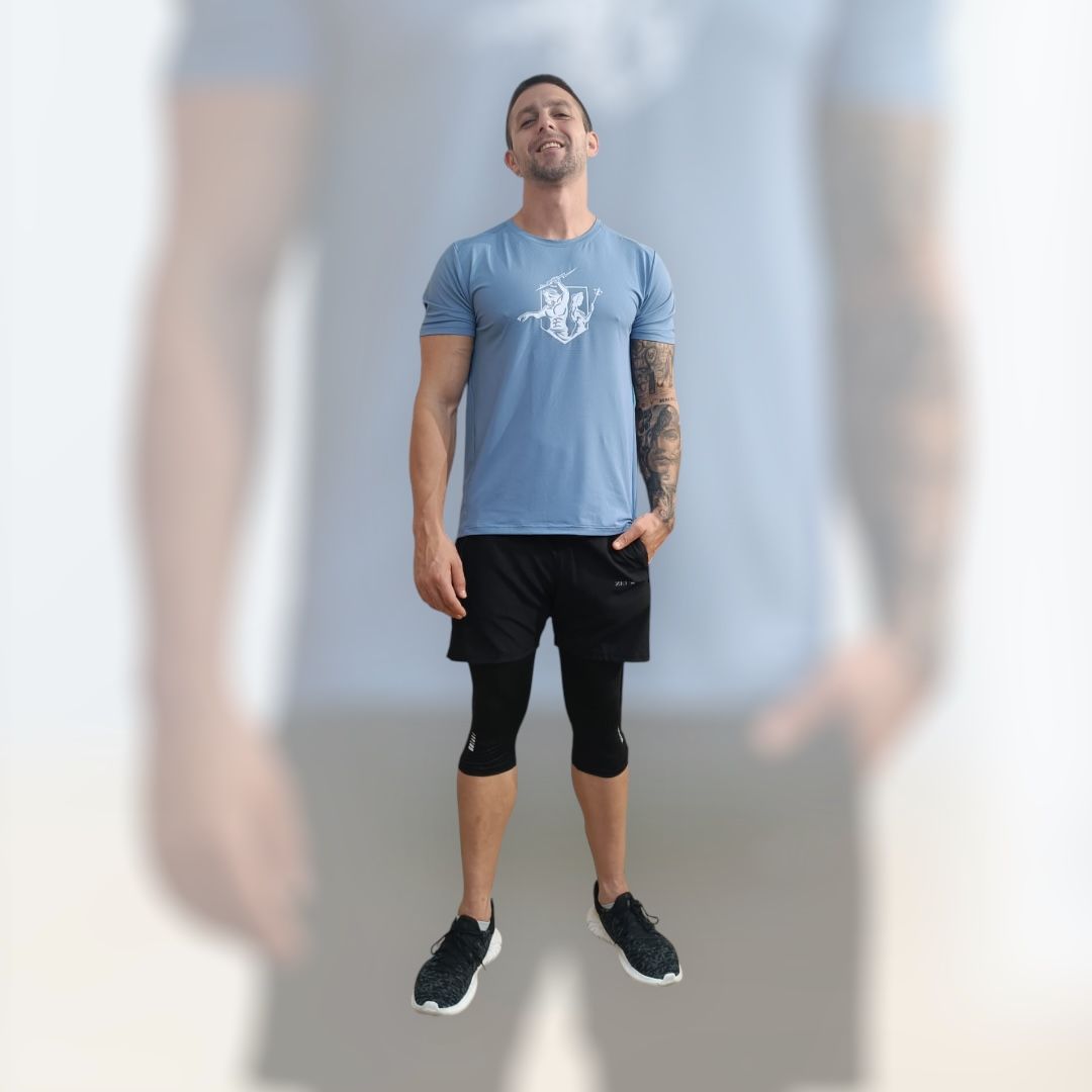 Performance T-shirt by Hera Zeus | Breathable Slim Fit Crewneck Tee