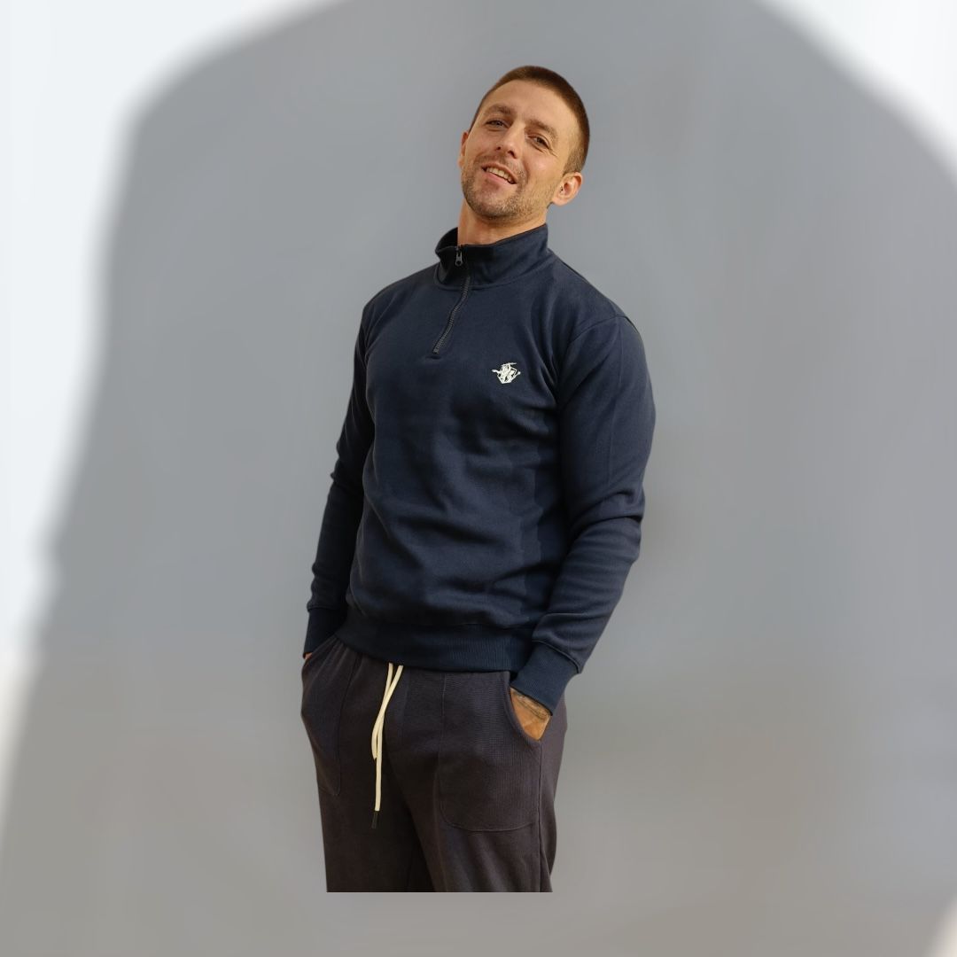 Hera Zeus Swords Navy Blue | Premium Lightweight Workout Top