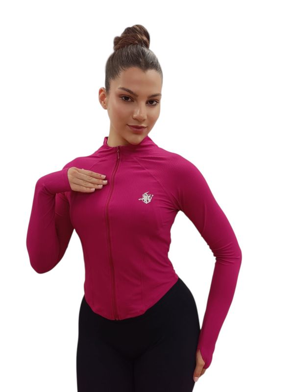 HERA ZEUS Slim-Fit Sweat Zipper Top HERA ZEUS Slim-Fit Sweat Zipper Top