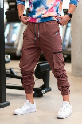 Pluton Bottoms Brown for Men | Sustainable Joggers by Hera Zeus Activewear