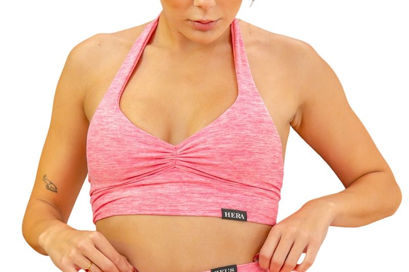 La Recolectora Bra | Seamless Snap Front Sports Bra with Light Support | HERA ZEUS Activewear