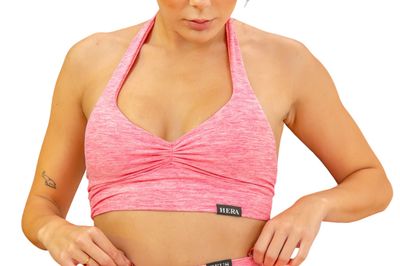 La Recolectora Bra | Seamless Snap Front Sports Bra with Light Support | HERA ZEUS Activewear