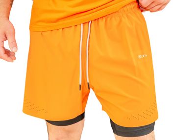 ZETO 2-in-1 Shorts | Lightweight Performance Gym Shorts | HERA ZEUS Activewear