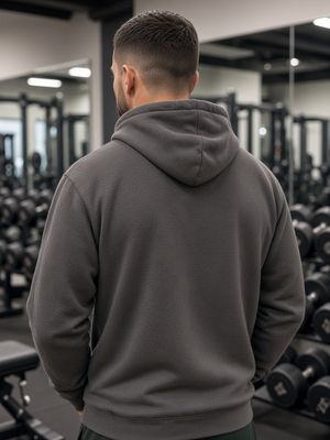 Hera Zeus Men’s Heavyweight Cotton Hoodie — TeddySoft