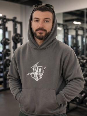 Hera Zeus Men’s Heavyweight Cotton Hoodie — TeddySoft
