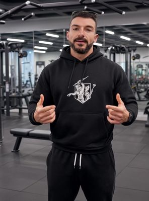 Hera Zeus Men’s Heavyweight Cotton Hoodie — TeddySoft