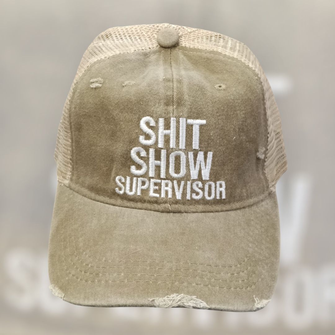 Gorra Shit Show Supervisor | Edición Unisex de Hera Zeus Gorra Shit Show Supervisor | Edición Unisex de Hera Zeus