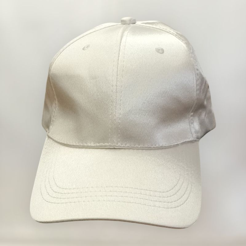 Satin Hera Zeus Cap – Adjustable Trucker Cap in Soft Champagne | Hera Zeus