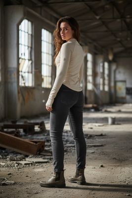 HERA ZEUS Slim-Fit Sweat Zipper Top