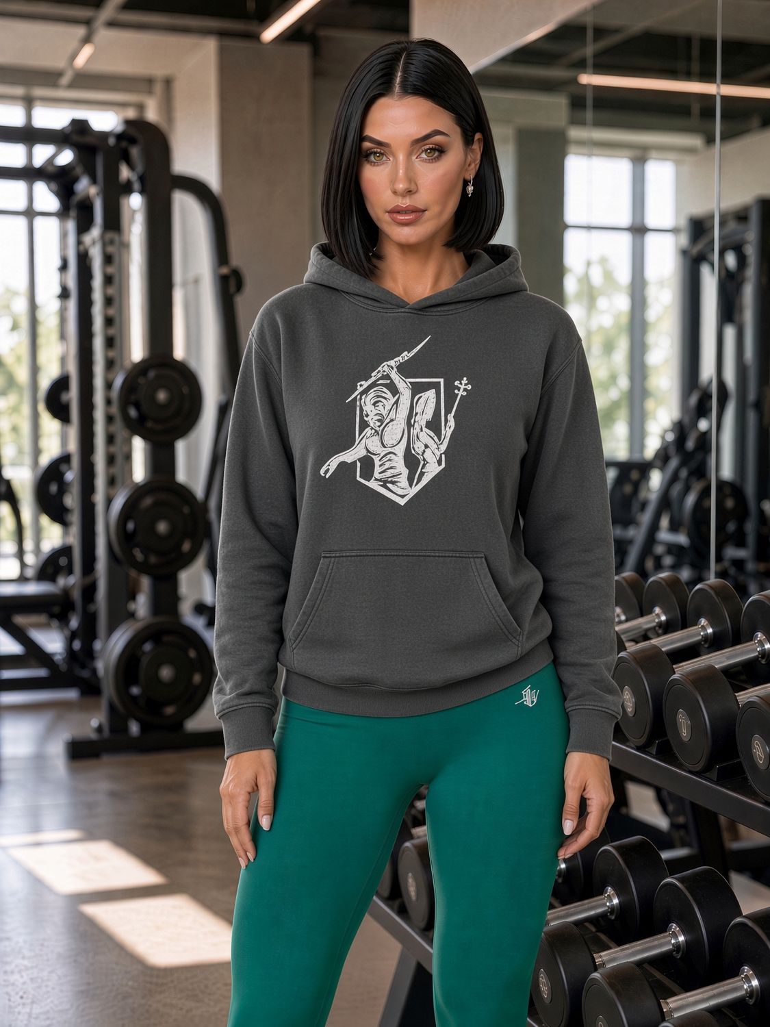 Hera Zeus Women’s Heavyweight Cotton Hoodie — TeddySoft