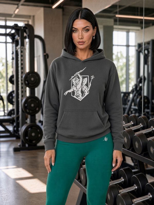 Hera Zeus Women’s Heavyweight Cotton Hoodie — TeddySoft