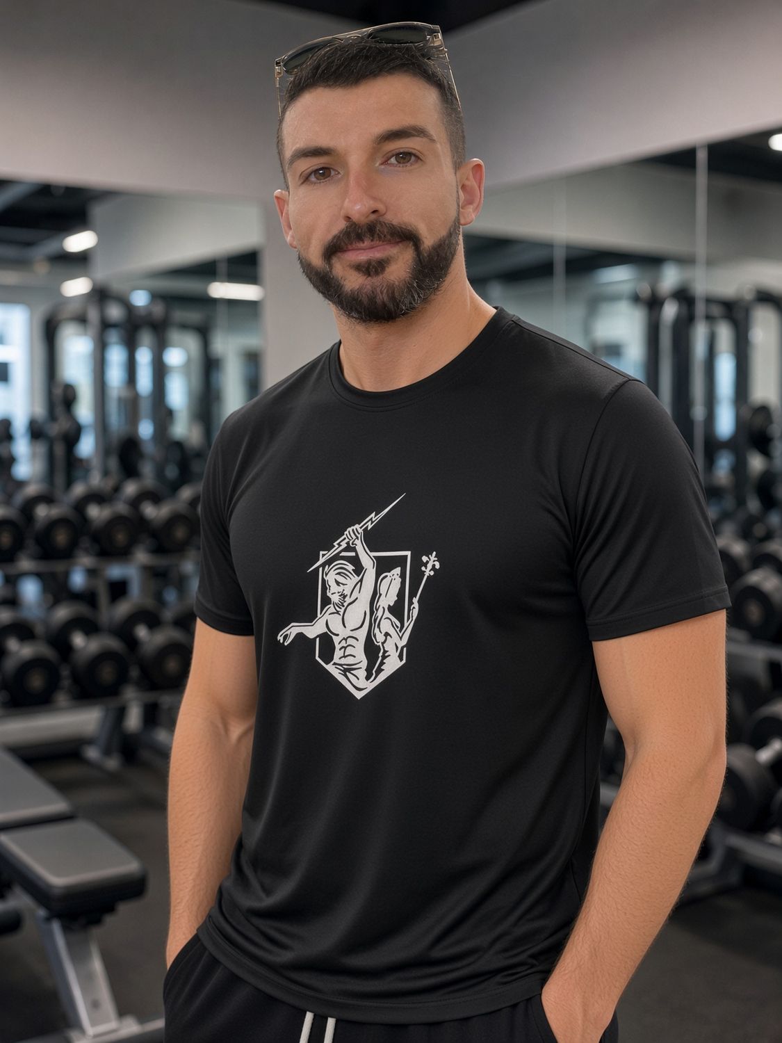 ​Hera Zeus Form Essential Men’s Stretch T-Shirt