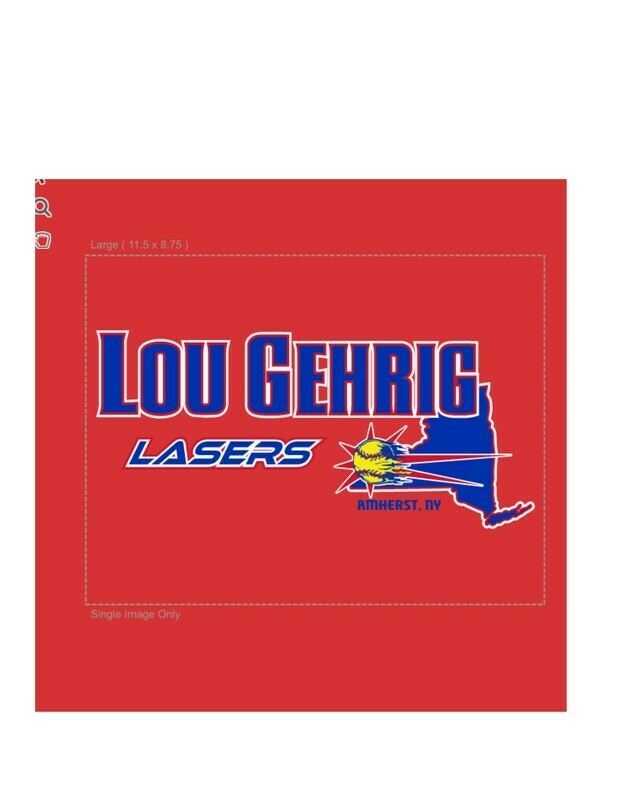 LOU GEHRIG lasers SOFTBALL