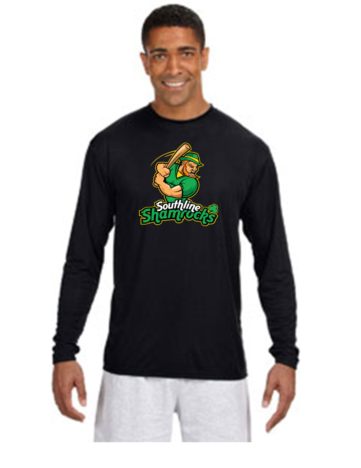 SOUTHLINE SHAMROCKS Baseball Long sleeve drifit shirt