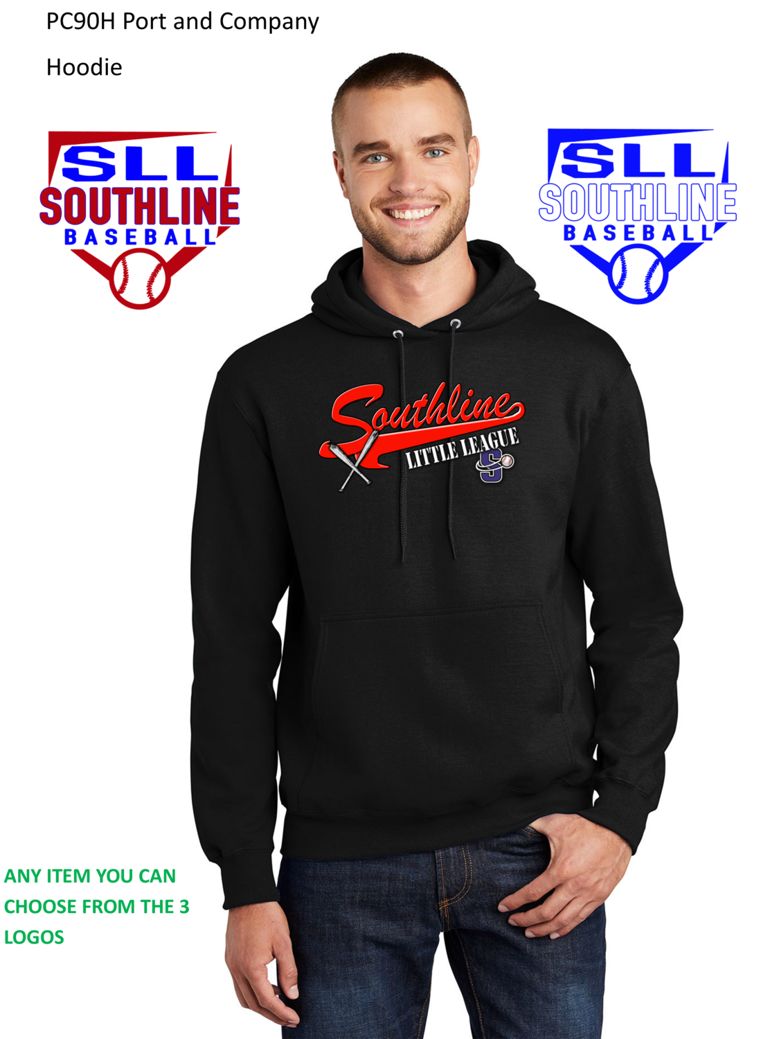 SOUTHLINE LITTLE LEAGUE_ Hoodie Sweatshirt