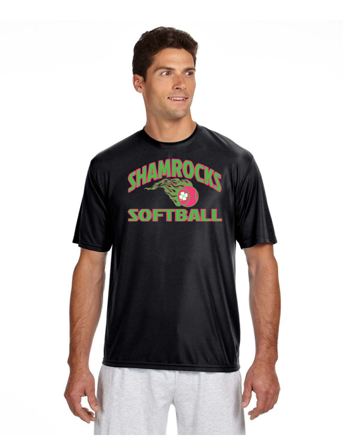 PC55_ Shamrocks 12U Softball_ Short Sleeve T shirt