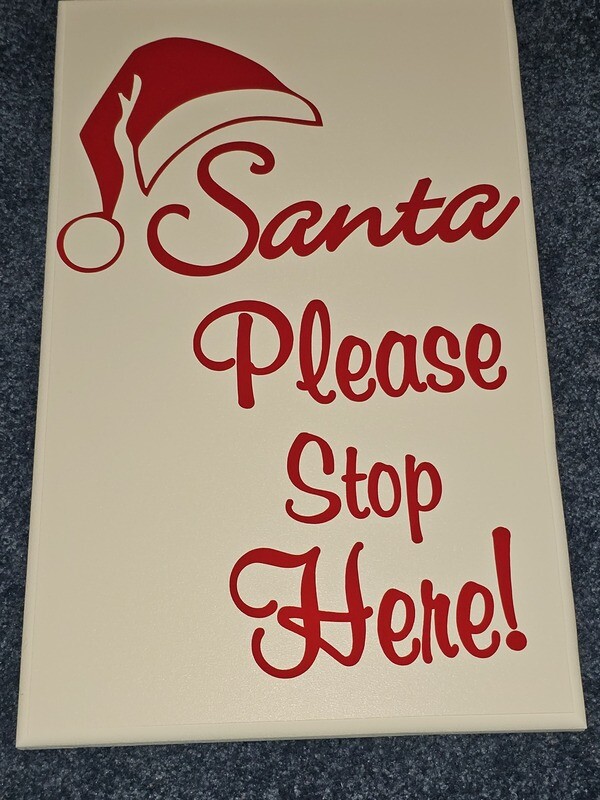 Santa stop Here.