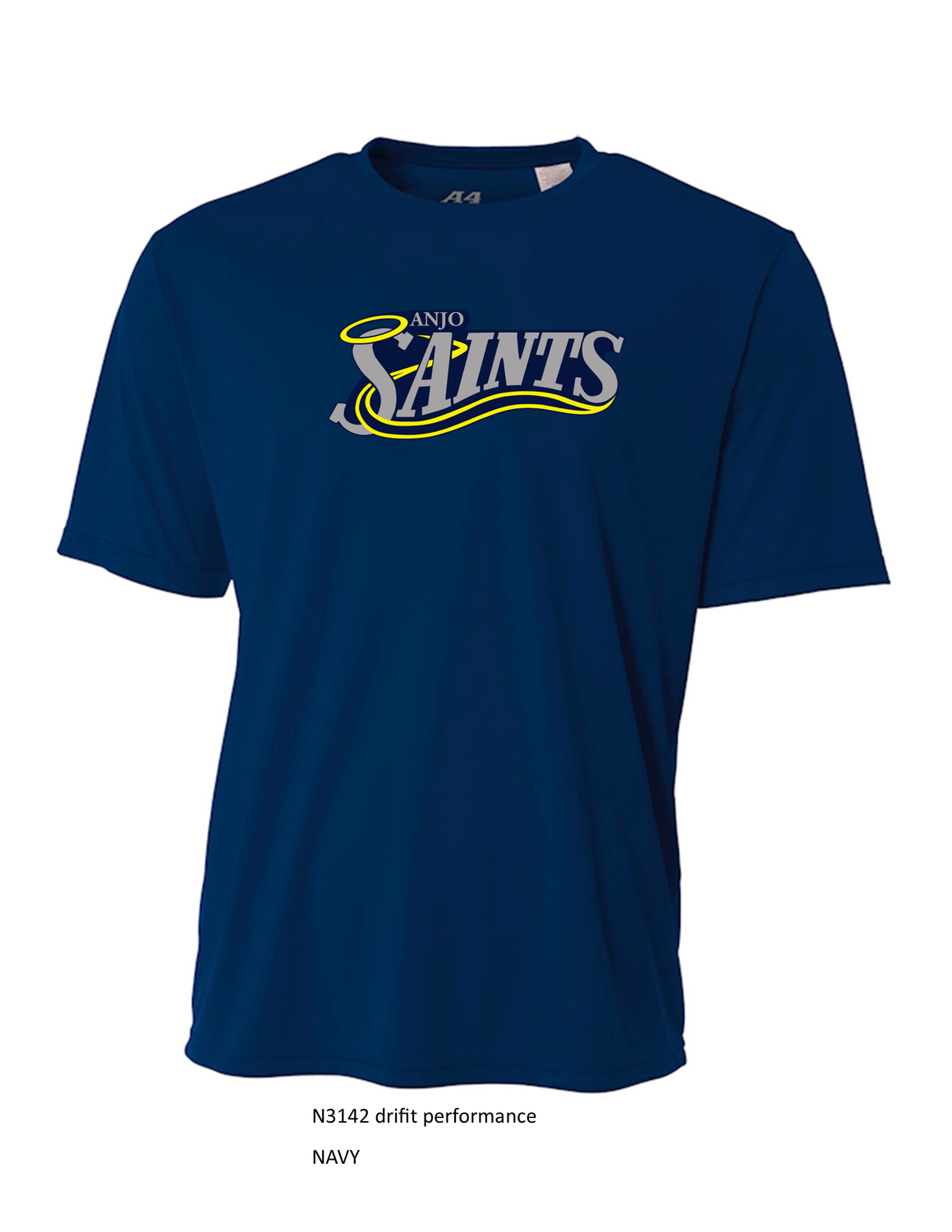 ANJO SAINTS  softball SHORT SLEEVE DRIFIT