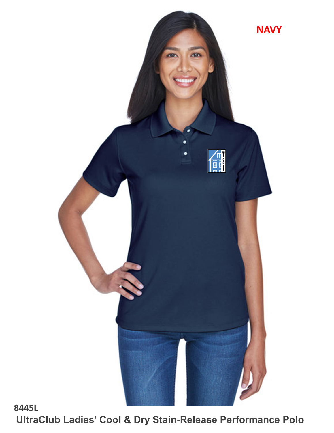 TSI   8445L Womens&#39;s  UltraClub Performance Polo