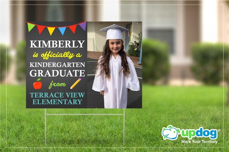 Kindergarten Graduation Yard Sign