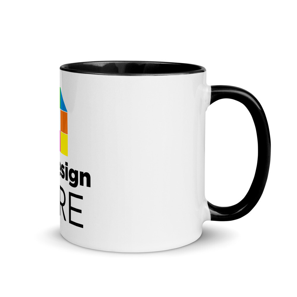 Mug with Color Inside, Color: Black
