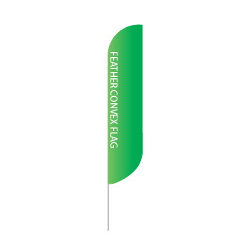 Feather Convex Flag