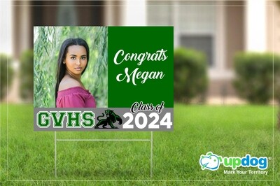 Green Valley High School Graduation Yard Sign