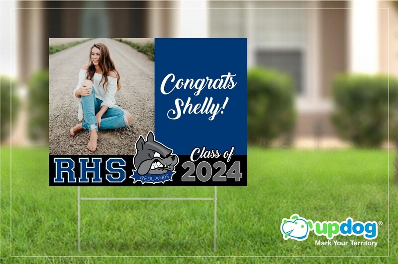 Redlands High School Graduation Yard Sign