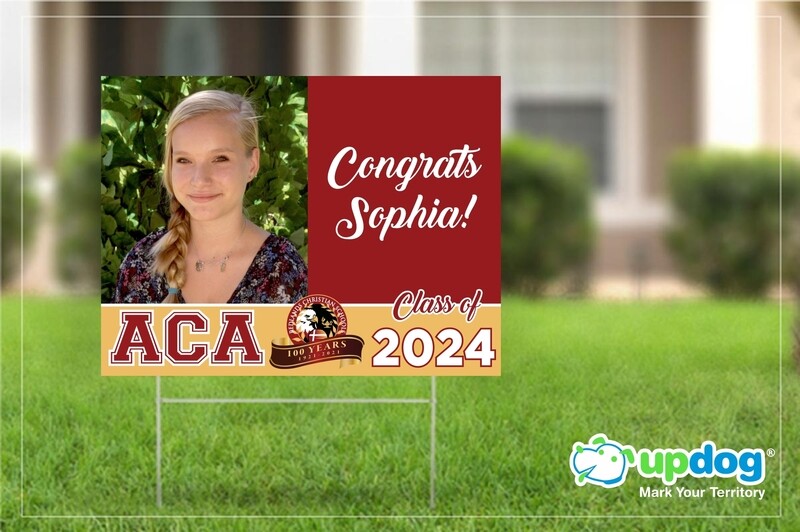 Arrowhead Christian Academy Graduation Yard Sign